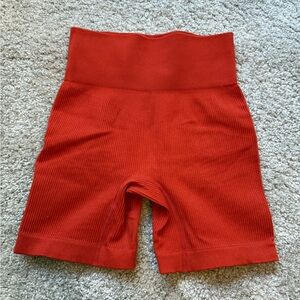 Ribbed Seamless Biker Shorts